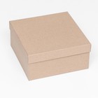 Подарочная коробка крафт, 24 х 24 х11,5 см - Фото 3