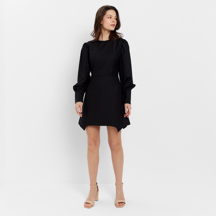 Платье женское MINAKU: Casual Collection цвет черный ,р-р 48