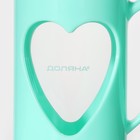 Заварочный чайник френч-пресс Доляна «Комплимент», 350 мл, стекло, бирюзовый - Фото 5