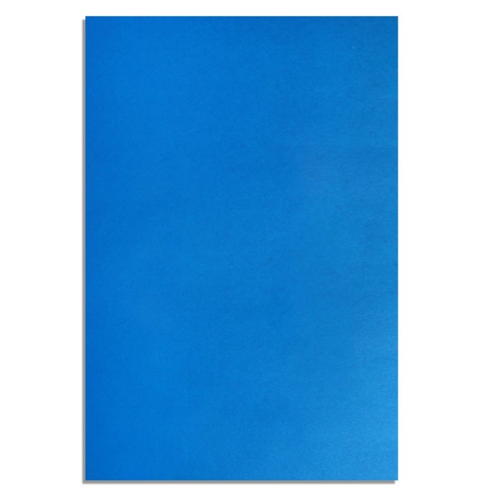 Картон цветной А3, немелованный, 190 г/м2, синий, цена за 1 лист - Фото 1