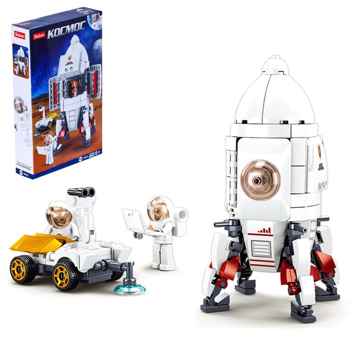 УЦЕНКА Конструктор Космос «Исследовательская ракета», 320 деталей - Фото 1