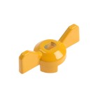 Ручка-бабочка для шарового крана Masterprof ИС.131525,  усиленная,  1/2"-3/4", желтая 9567104