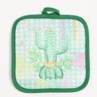 Прихватка Доляна "Кактус" 17х17 см 100% п/э 9365051