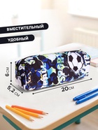 Пенал школьный на молнии Calligrata «Футбол», 1 отделение, текстиль, МИКС - Фото 2