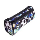 Пенал-тубус школьный Calligrata «Футбол», на молнии, 2 отделения, МИКС - Фото 3