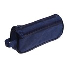 Пенал школьный на молнии Calligrata «Джинс», 2 отделения, текстиль, МИКС - Фото 8