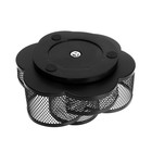 Подставка для канцелярских мелочей, 7 отделений, сетка металлическая, черная - фото 22131807