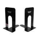 Держатель (ограничитель) подставка для книг, 19×15.8×13.5 см, 2 шт., металл, чёрный - Фото 2