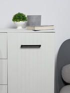 Ручка скоба SQUARE CAPPIO, нержавеющая сталь, м/о 160 мм, цвет черный - фото 14961824