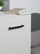 Ручка скоба SQUARE CAPPIO, нержавеющая сталь, м/о 160 мм, цвет черный - фото 14961826