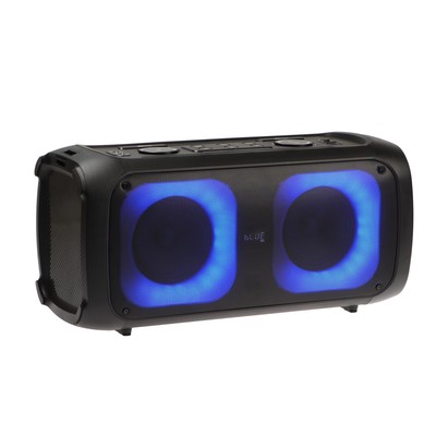 Портативная колонка Ritmix SP-910B, 75 Вт, 3600 мАч, BT, AUX, USB, FM, microSD, подсветка