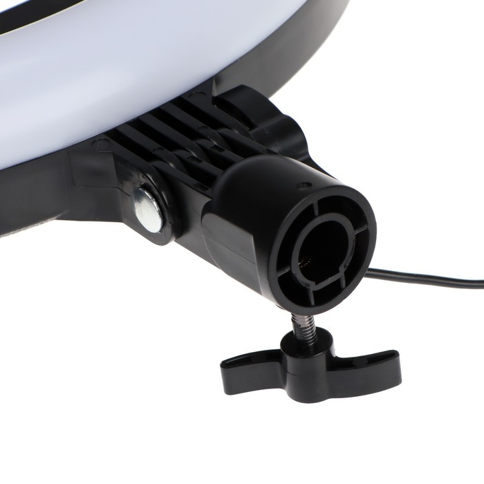 Кольцевая лампа Ritmix RRL-360, 36 см, USB, 3 цвета, 192 светодиода, пульт, держатель - фото 1907684411