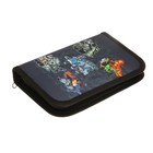 Пенал школьный на молнии 13×19.5 см «Машинки» ткань, 1 секция - Фото 2