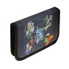 Пенал школьный на молнии 13×19.5 см «Машинки» ткань, 1 секция - Фото 3