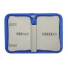 Пенал школьный Calligrata «Танк», 13×19.5 см, 1 секция, на молнии, ткань, зелёный с синей отделкой - Фото 4