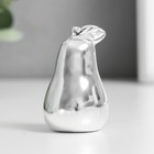 Фигурка керамика «Груша», серебро, 3.4×3.4×5.5 см - Фото 2
