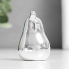 Фигурка керамика «Груша», серебро, 3.4×3.4×5.5 см - Фото 4