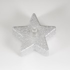 Ночник "Звезда свеча" LED 1Вт от батареек 3хLR44 серебро 5х5х2см, (набор2 шт ). RISALUX - Фото 1