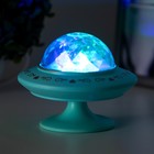 Ночник-проектор "Фьюжн" LED 3хLR44 диско, голубой 12х12х10 см RISALUX - Фото 8