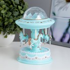 Ночник-проектор «Шапито» LED 3хLR=44 диско, крутится, голубой 10×10×17 см RISALUX - Фото 2