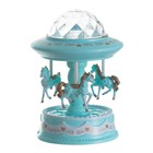 Ночник-проектор «Шапито» LED 3хLR=44 диско, крутится, голубой 10×10×17 см RISALUX - Фото 14