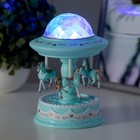 Ночник-проектор «Шапито» LED 3хLR=44 диско, крутится, голубой 10×10×17 см RISALUX - Фото 8