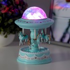 Ночник-проектор «Шапито» LED 3хLR=44 диско, крутится, голубой 10×10×17 см RISALUX - Фото 9