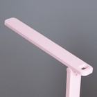Настольная лампа «Эра» LED 8 Вт 3000К-6000К диммер 2 розетки 2хUSB2.0 розовый 10×28×33 см RISALUX 946 - Фото 7