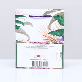 

Пакет подарочный "Бабочки любви", 11,5 х14,5 х 6,5 см