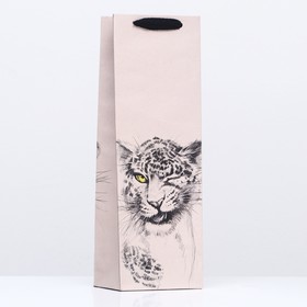 Пакет подарочный "Игривый Леопардио", 12 х 36 х 8,5 см