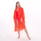 Туника пляжная женская, цвет красный, размер 46 - Фото 2