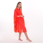 Туника пляжная женская, цвет красный, размер 46 - Фото 6