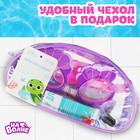 Набор для плавания детский «На волне» «Морской мир»: шапочка, очки, беруши, зажим для носа - Фото 5