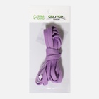 Шнурки для обуви, пара, плоские, 8 мм, 120 см, лавандовые - Фото 7