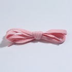 Шнурки для обуви, пара, плоские, 8 мм, 120 см, цвет розовый - Фото 4