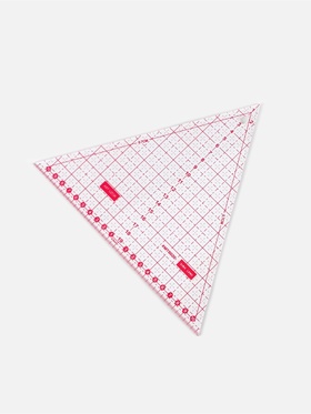 Линейка для квилтинга и пэчворка «Треугольник» 60°, 20×23×0.3 см
