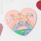 Набор клипс детских (3 пары) «Выбражулька» морская коллекция, цветной - Фото 3