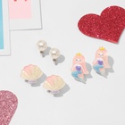 Набор клипс детских (3 пары) «Выбражулька» морская коллекция, цветной - Фото 4