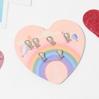 Набор клипс детских (3 пары) «Выбражулька» морская коллекция, цветной - Фото 2