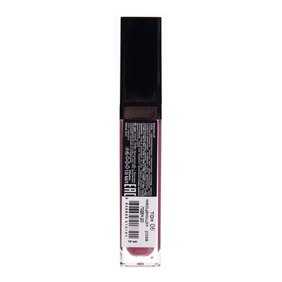 Блеск для губ GLOSS, "мерцающая роза", тон 06