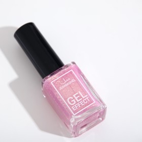 Лак с эффектом геля  "Формула", тон 136, цвет розово-золотистый искрящийся, 12 мл (комплект 2 шт)