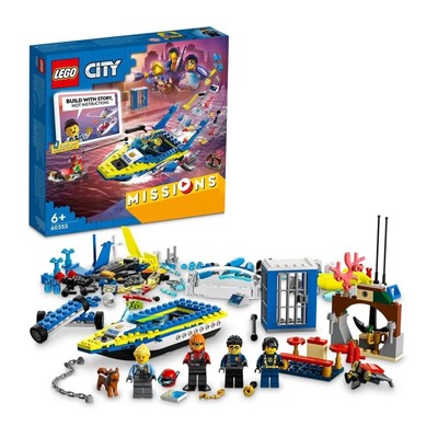 Конструктор «Детективные миссии водной полиции», LEGO City