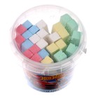 Мелки цветные для рисования Hot Wheels, 25 шт., в ведёрке - фото 24369154