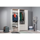 Прихожая Октава 15.123, 1610х354х1976, Белый/Дуб Вотан - фото 25445727