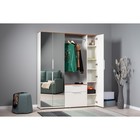 Прихожая Октава 15.123, 1610х354х1976, Белый/Дуб Вотан - фото 25445728