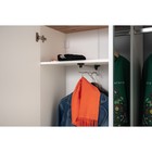 Прихожая Октава 15.123, 1610х354х1976, Белый/Дуб Вотан - фото 25445733