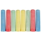 Мелки цветные асфальтовые для творчества, «Три кота» 8 шт. (4 цв.), в ведре - фото 24426552