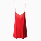 Ночная сорочка женская, цвет красный, размер 44 - Фото 9