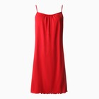 Ночная сорочка женская, цвет красный, размер 52 - Фото 6