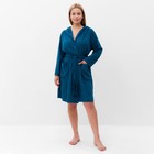 Халат женский, цвет бирюзовый, размер 48 - Фото 1